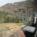 Crossing the viaduct bridge near Glenfinnan