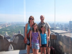 The View from the top of Rockefeller Plaza