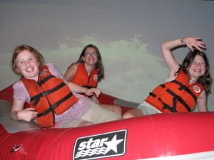 Virtual rafting, with Emma from Bristol