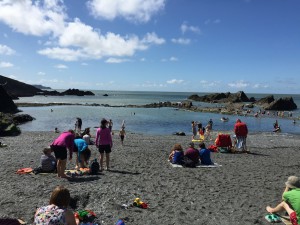 Tidal pool beach at Ilfracombe