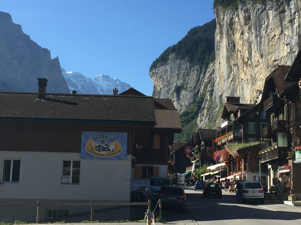 The Valley Hostel and Lauterbrunnen; both highly recommended