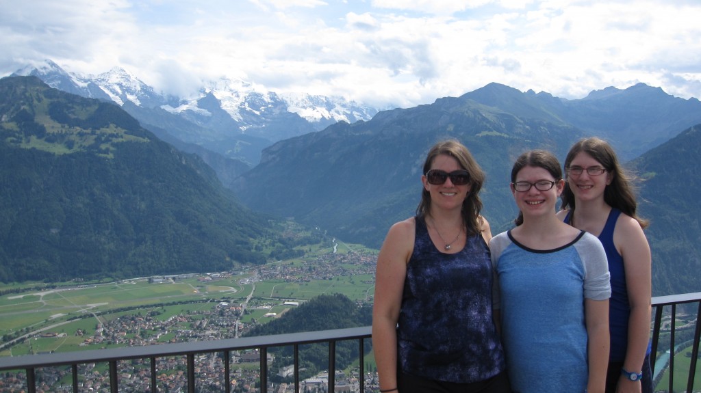 The view from Harder Kulm, overlooking Interlaken