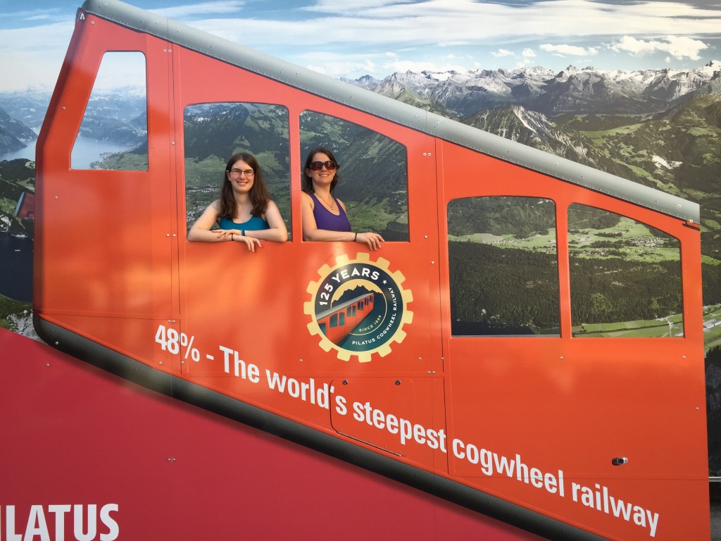 photo faÃ§ade for the Mount Pilatus cogwheel railway, the steepest in the world